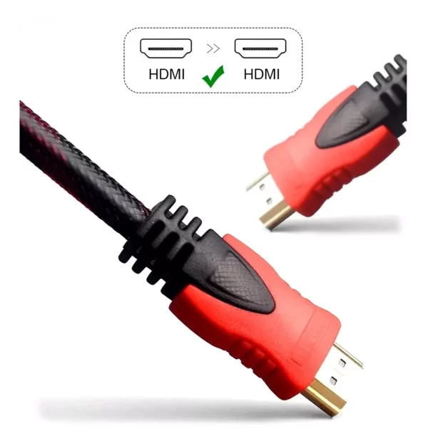 Cable básico HDMI de alta velocidad 4K/60Hz (3 Metros) - Imagen 3