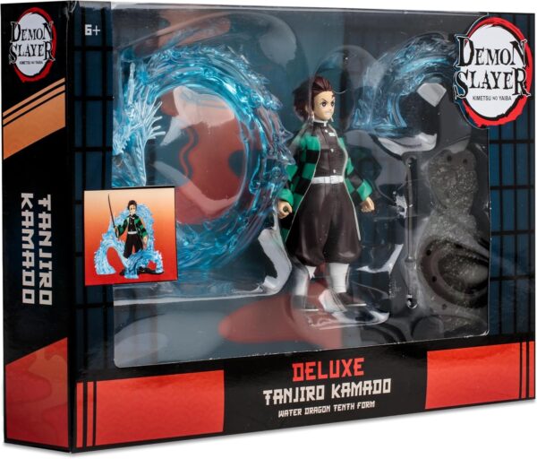 McFarlane Figura 5 Demon Slayer WV2 - Tanjiro Kamado Deluxe con Accesorios del Dragón de Agua - Imagen 3