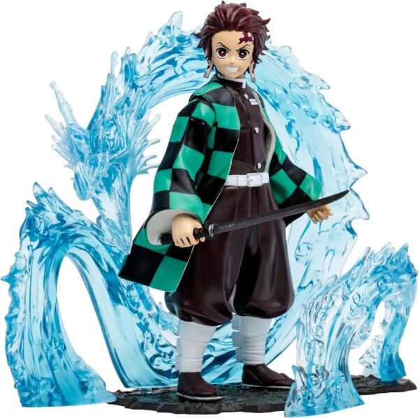 McFarlane Figura 5 Demon Slayer WV2 - Tanjiro Kamado Deluxe con Accesorios del Dragón de Agua - Imagen 6