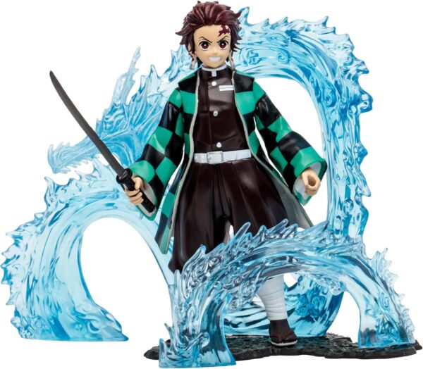 McFarlane Figura 5 Demon Slayer WV2 - Tanjiro Kamado Deluxe con Accesorios del Dragón de Agua - Imagen 7